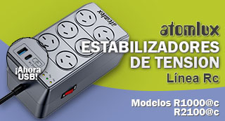 Estabilizadores de tensi&oacute;n L&iacute;nea Rc