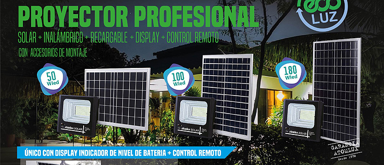 Proyectores Solares Profesionales.