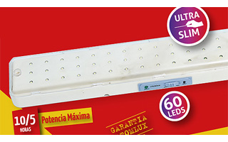 ATOMLUX LUZ DE EMERGENCIA Modelo 2020 LITIO LED - 60 LEDS