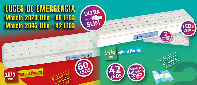 Luces de Emergencia LitioLed.